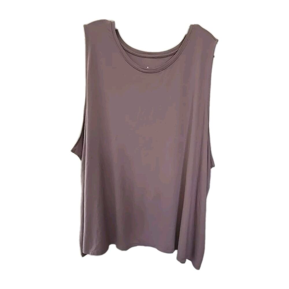 NWT A New Day Mauve Pink Relaxed Sleeveless Tunic Tank Top Womans Plus‎ Size 4X